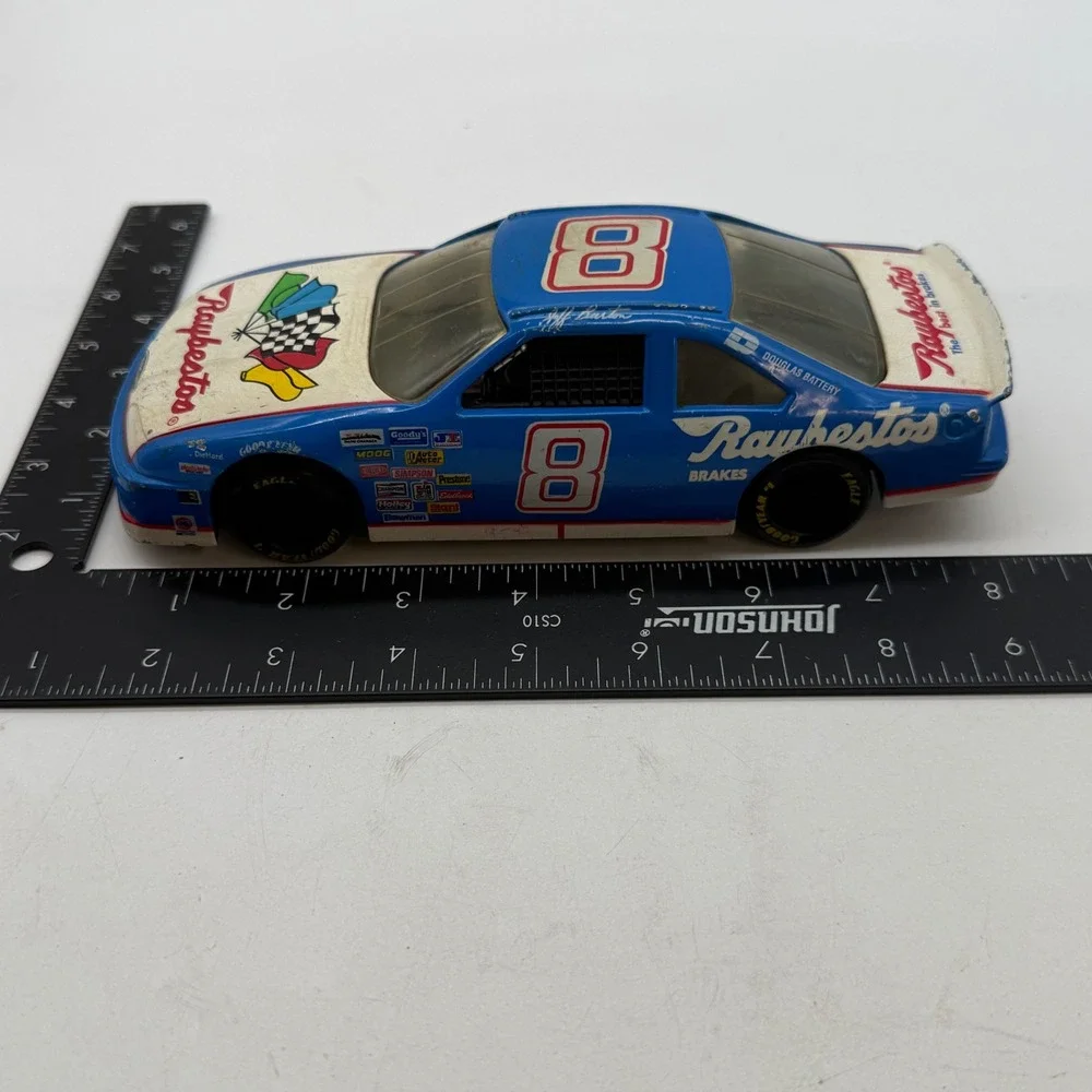 Vintage Jeff Burton 8 Raybestos Brakes Ford Thunderbird Diecast NASCAR 1:24 Blue